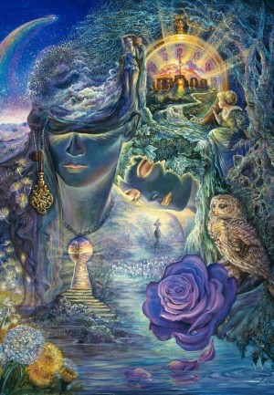 Grafika: Josephine Wall - Key to Eternity (1000) verticale puzzel