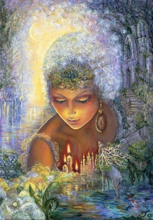 Grafika: Josephine Wall - Dandelion Diva (1000) verticale puzzel