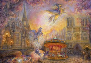 Grafika: Josephine Wall - Magical Merry Go Round (1000) legpuzzel