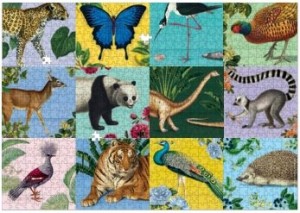 Museums and Galleries: An Array of Wildlife (1000) legpuzzel