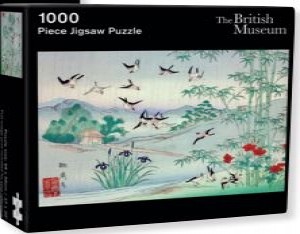 Museums and Galleries: Sparrows and Bamboo in the Rain (1000) legpuzzel