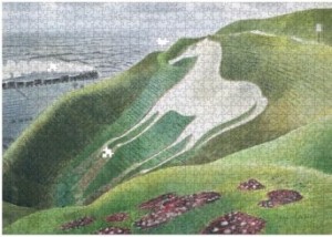 Museums and Galleries: The Westbury White Horse (1000) legpuzzel