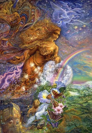 Grafika: Josephine Wall - Wind of Change (1000) verticale puzzel