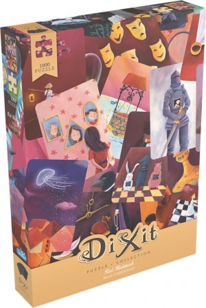 Libellud: Dixit - Red Mishmash (1000) verticale puzzel