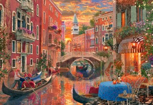 Castorland: Romantic Evening in Venice (1500) legpuzzel