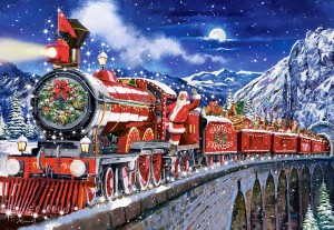 Castorland: Santa's Coming to Town (1000) kerstpuzzel