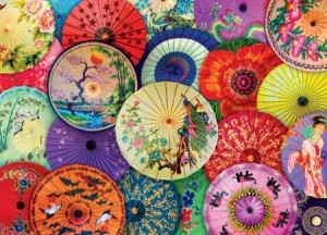 Eurographics: Asian Oil-Paper Umbrellas (1000) legpuzzel