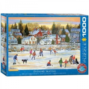 Eurographics: Evening Skating (1000) winterpuzzel