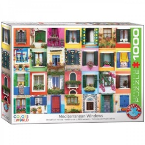 Eurographics: Mediterranean Windows (1000) legpuzzel