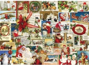 Eurographics: Vintage Christmas Cards (1000) kerstpuzzel