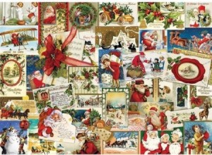 Eurographics: Vintage Christmas Cards (1000) kerstpuzzel