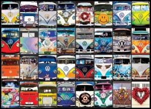 Eurographics: VW Bus Cool Faces (1000) volkswagen puzzel