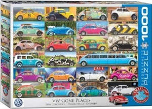 Eurographics: VW Gone Places (1000) volkswagen puzzel