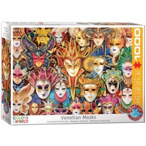 Eurographics: Venetian Masks (1000) legpuzzel