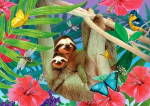 Enjoy: Sweet Sloths (1000) legpuzzel