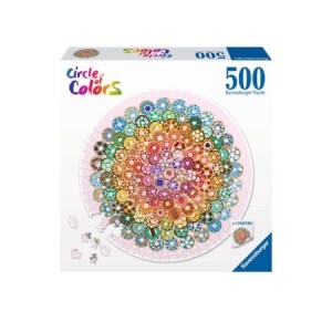 Ravensburger: Circle of Colors - Donuts (500) ronde puzzel
