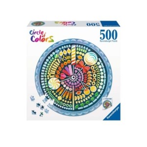 Ravensburger: Circle of Colors - Candies (500) ronde puzzel