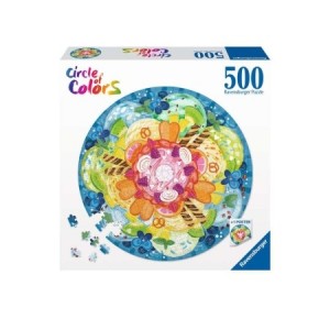 Ravensburger: Circle of Colors - Ice Cream (500) ronde puzzel