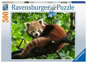 Ravensburger: Schattige Rode Panda (500) legpuzzel