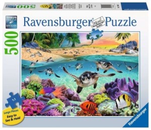 Ravensburger: Baby Zeeschildpadden (500XL) legpuzzel