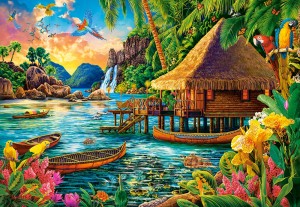 Castorland: Tropical Island (1000) legpuzzel