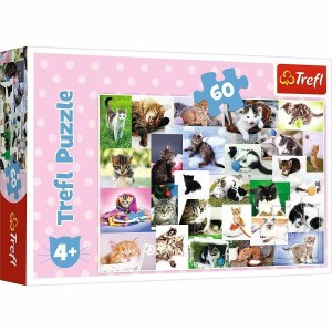 Trefl: Cats World (60) kinderpuzzel