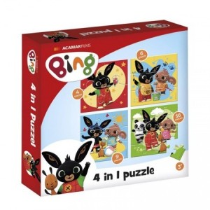 Bambolino Toys: Bing 4in1 (4/6/9/16) kinderpuzzels