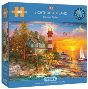 Gibsons: Lighthouse Island (500) legpuzzel