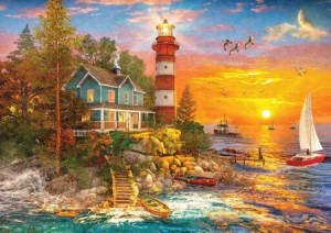 Gibsons: Lighthouse Island (500) legpuzzel