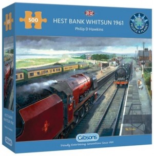 Gibsons: Hest Bank Whitsun 1961 (500) treinpuzzel