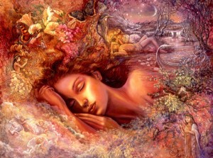 Grafika: Josephine Wall - Psyche's Dreams(2000) legpuzzel