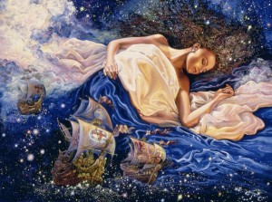 Grafika: Josephine Wall - Astral Voyage (2000) legpuzzel