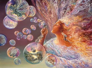 Grafika: Josephine Wall - Bubble Flower (2000) legpuzzel