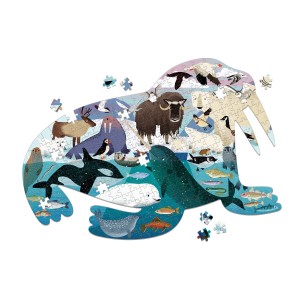Mudpuppy: Arctic Life (300) shaped puzzel