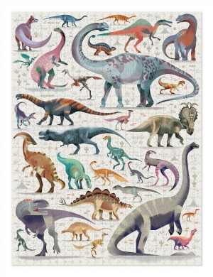 Crocodile Creek: World of Dinosaurs (750) verticale puzzel
