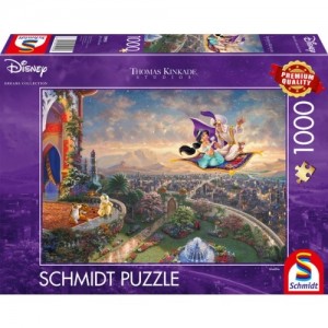 Schmidt: Thomas Kinkade - Disney Aladdin (1000) disneypuzzel