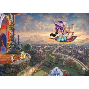 Schmidt: Thomas Kinkade - Disney Aladdin (1000) disneypuzzel