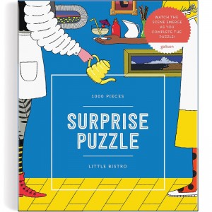 Galison: Surprise Puzzle - Little Bistro (1000) verticale puzzel