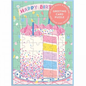 Galison: Greeting Card - Confetti Birthday (60) puzzelkaart