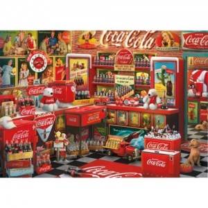 Schmidt: Coca Cola Nostalgie Winkel (1000) legpuzzel