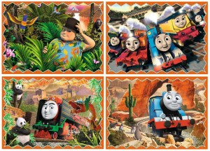Trefl: Thomas and Friends 4in1 (12/15/20/24) kinderpuzzels