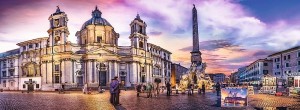 Trefl: Piazza Navona, Rome (500) panoramapuzzel