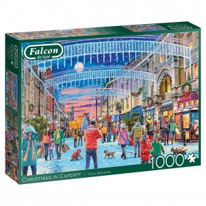 Falcon: Christmas in Cardiff (1000) kerstpuzzel