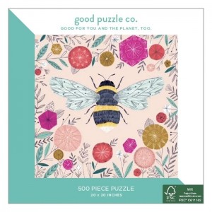 Galison: Bee Happy (500) vierkante puzzel
