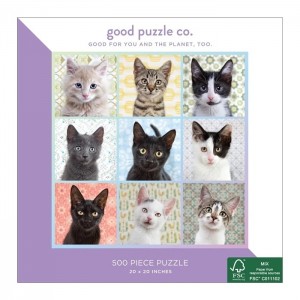 Galison: Cat Portraits (500) kattenpuzzel