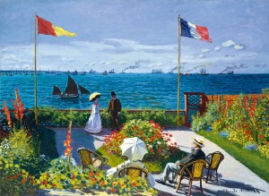 Art by Bluebird: Garden at Sainte-Adresse (3000) kunstpuzzel