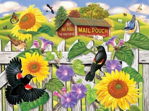 SunsOut: Sunflowers and Blackbirds (1000) legpuzzel