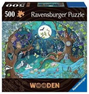 Ravensburger: Wooden Puzzle - Fantasy Forest (500) houten puzzel
