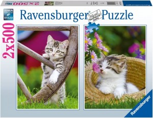 Ravensburger: Speelse Katjes (2x500) kattenpuzzels
