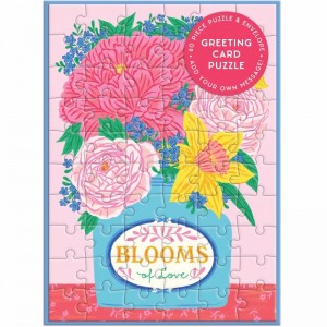 Galison: Greeting Card Blooms of Love (60) legpuzzel